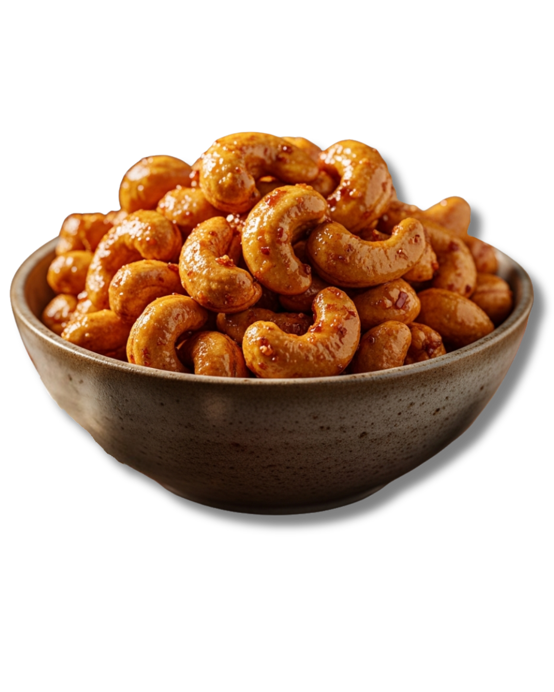 Maa Roots Chilli Garlic Cashews 200g | Spicy Garlic Flavoured Konkan Cashews