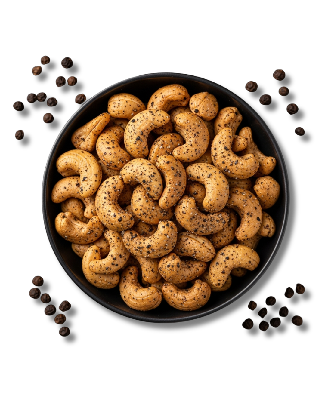 Maa Roots Black Pepper Cashews 200g | Pepper Flavored Konkan Cashews