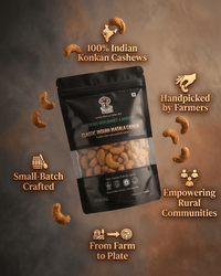 Maa Roots Classic Masala Cashews 200g | Traditional Indian Masala Flavored Konkan Cashews - Maa Roots