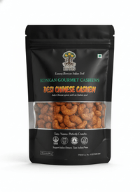 Maa Roots Desi Chinese Cashews 200g | Schezwan Style Indo - Chinese Flavoured Konkan Cashews - Maa Roots