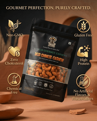 Maa Roots Desi Chinese Cashews 200g | Schezwan Style Indo - Chinese Flavoured Konkan Cashews - Maa Roots
