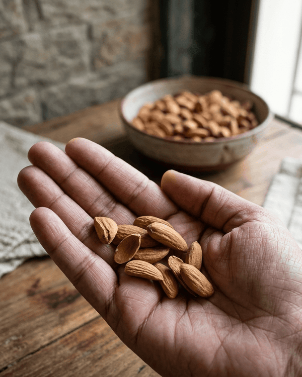 Maa Roots Premium Kashmiri Mamra Almonds 400g | Authentic Jammu & Kashmir Badam
