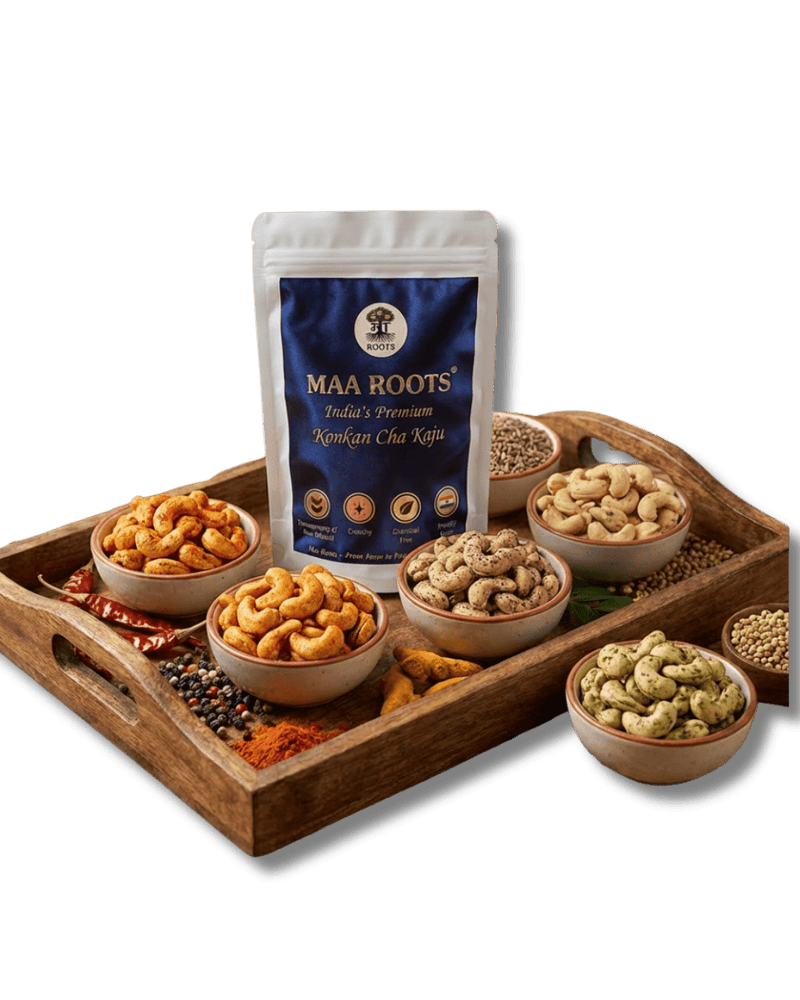 MIX FLAVOURED CASHEWS | 200g - Maa Roots