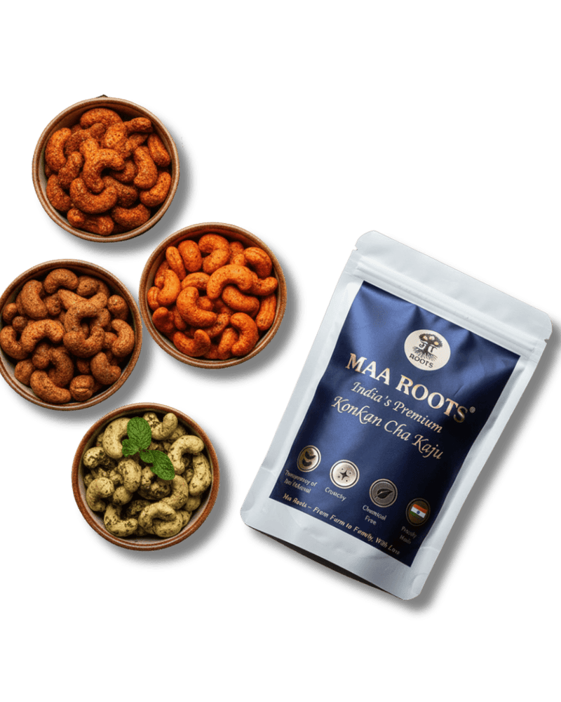 MIX FLAVOURED CASHEWS | 200g - Maa Roots